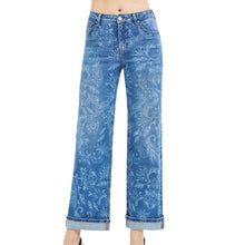 Load image into Gallery viewer, Risen Mid Rise Paisley Printed Jeans
