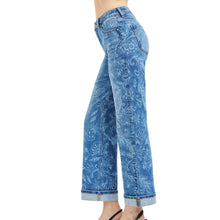 Load image into Gallery viewer, Risen Mid Rise Paisley Printed Jeans
