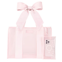 Load image into Gallery viewer, Case Mate Ballet Pink Bow Jelly Tote
