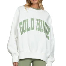 Load image into Gallery viewer, Gold Hinge Wide Arm Sweatshirt Matcha
