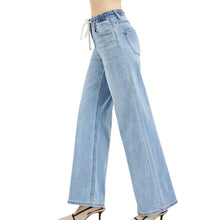 Load image into Gallery viewer, Risen Slouchy Wide Leg Drawstring Jeans
