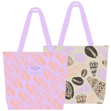 Load image into Gallery viewer, Miter Lineup Nectarine/ Lavande - Reversible Tote

