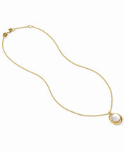 Load image into Gallery viewer, Julie Vos Laguna Solitaire Necklace in Melon
