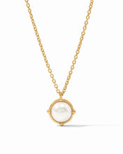 Load image into Gallery viewer, Julie Vos Honeybee Solitaire Necklace Pearl
