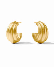 Load image into Gallery viewer, Julie Voss Portofino Statement Hoop
