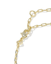 Load image into Gallery viewer, Kendra Scott Elaina Luxe Gold Chain Bracelet in White CZ
