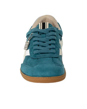 Load image into Gallery viewer, Sasha Retro Suede Sneaker Teal
