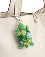 Load image into Gallery viewer, Beaded Turtle Bag Charm
