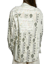 Load image into Gallery viewer, Heritage Stripe Embroidered Relaxed Shirt
