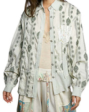 Load image into Gallery viewer, Heritage Stripe Embroidered Relaxed Shirt
