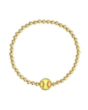Load image into Gallery viewer, Kendra Scott Softball Bracelet - Gold
