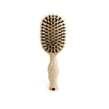 Load image into Gallery viewer, Mini Boar Bristle Hair Brush - Tan
