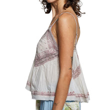 Load image into Gallery viewer, Embroidered V-Neck Sleevless Top
