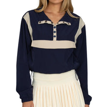 Load image into Gallery viewer, Vintage Navy AirGlyde Cropped Windbreaker
