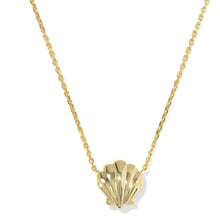 Load image into Gallery viewer, Kendra Scott Brynne Shell Gold Short Pendant Necklace
