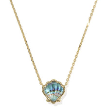 Load image into Gallery viewer, Kendra Scott Brynne Shell Gold Short Pendant Necklace
