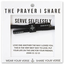 Load image into Gallery viewer, Serve Selflessly Christian Bracelet  Military - Athletes
