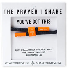 Load image into Gallery viewer, You've Got This Bracelet, Christian Cord Bracelet
