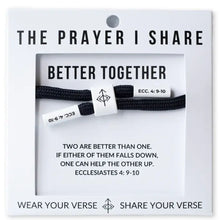 Load image into Gallery viewer, Better Together Bracelet, Christian Cord Bracelet
