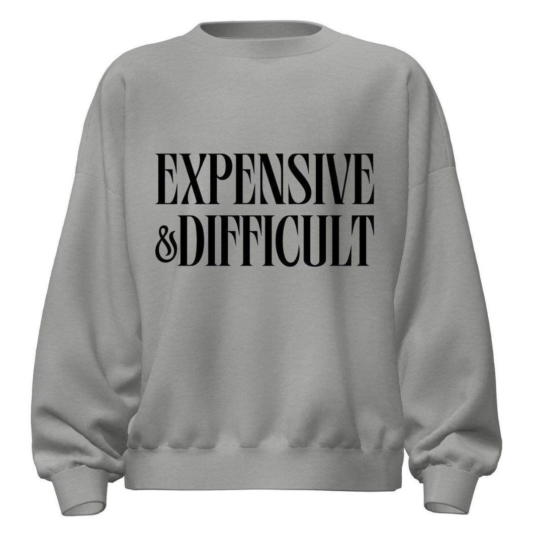 Expensive & Difficult Puff Print Crewneck
