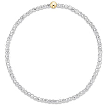 Load image into Gallery viewer, enewton EXTENDS bright silver faceted hematite 2mm bead bracelet
