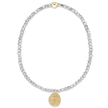 Load image into Gallery viewer, enewton EXTENDS Silver Faceted Hematite 2mm Bead Bracelet Inspire Small Gold Charm
