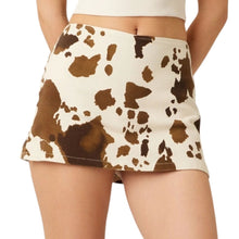 Load image into Gallery viewer, Cow Printed Mini Skort
