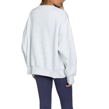 Load image into Gallery viewer, Gold Hinge Wide Arm Crewneck Heather Gray/Navy
