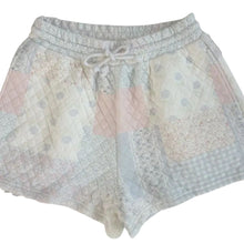 Load image into Gallery viewer, Shades of Blue Quilted Pastel Shorts
