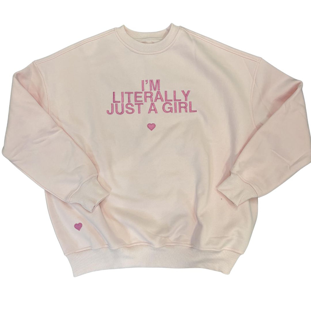 Embroidered Literally Just a Girl
