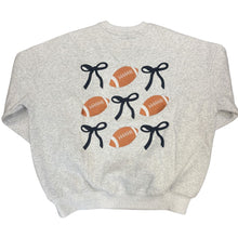 Load image into Gallery viewer, Game Day Embroidered Football &amp; Bow

