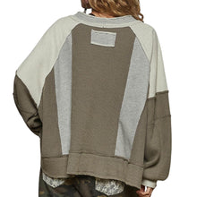Load image into Gallery viewer, Waffle Knit Colorbock Top
