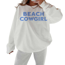 Load image into Gallery viewer, Beach Cowgirl Oversized Sweatshirts
