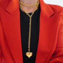 Load image into Gallery viewer, XL WRAP AROUND HEART NECKLACE
