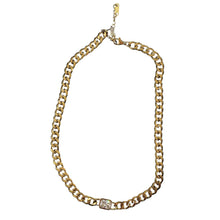 Load image into Gallery viewer, CHAIN WITH DIAMOND PENDANT NECKLACE
