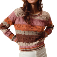 Load image into Gallery viewer, Multi Color Striped Sweater

