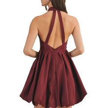 Load image into Gallery viewer, Bubble Hem Halter Dress
