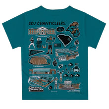 Load image into Gallery viewer, KIDS CCU Hand Sketched Vive Short Sleeve Tee Shirt
