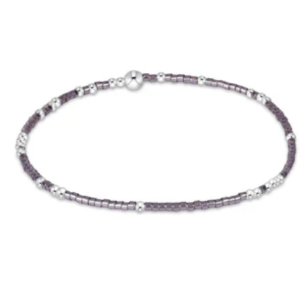 enewton Hope Unwritten Sterling Bracelet - Taupe With A Twist