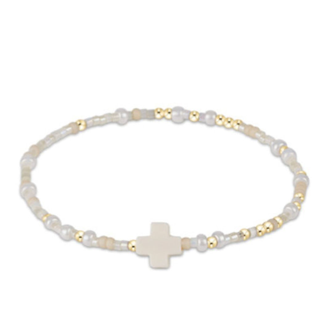enewton EGIRL Hope Unwritten Signature Cross Bracelet oh Snow You Didn't