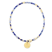 Load image into Gallery viewer, egirl Hope Unwritten Bracelet - Is A Smurf&#39;s Butt Blue? - be you. Small Gold Disc
