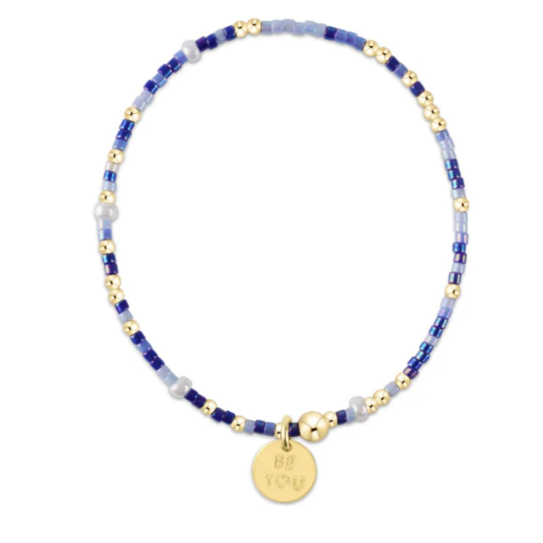 egirl Hope Unwritten Bracelet - Is A Smurf's Butt Blue? - be you. Small Gold Disc