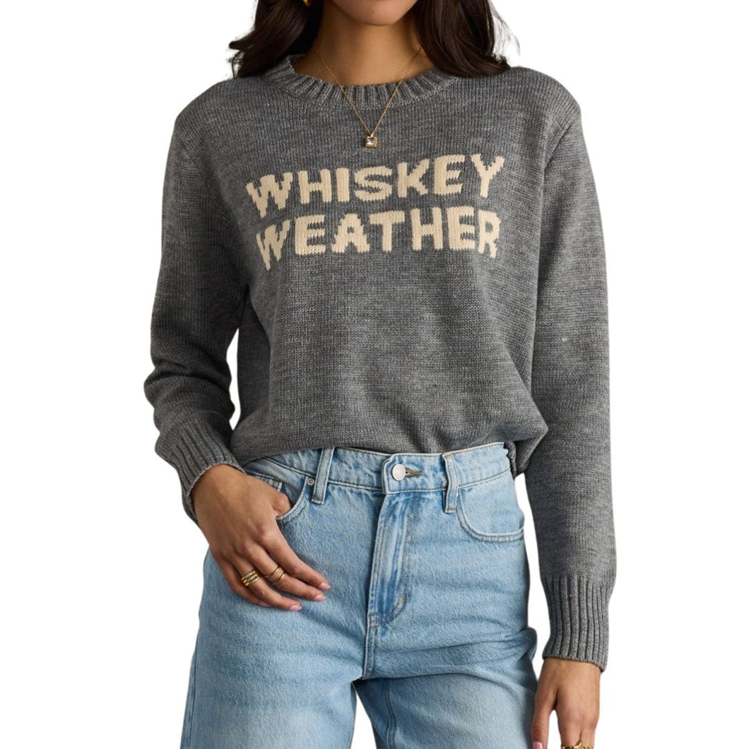 Grey Whiskey Weather Sweater