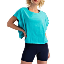 Load image into Gallery viewer, Cotton Slub Open Back Loose Fit Top
