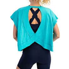 Load image into Gallery viewer, Cotton Slub Open Back Loose Fit Top
