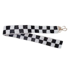 Load image into Gallery viewer, Beaded Checkered Purse Strap
