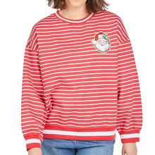 Load image into Gallery viewer, Santa Baby Stripped Crew Neck
