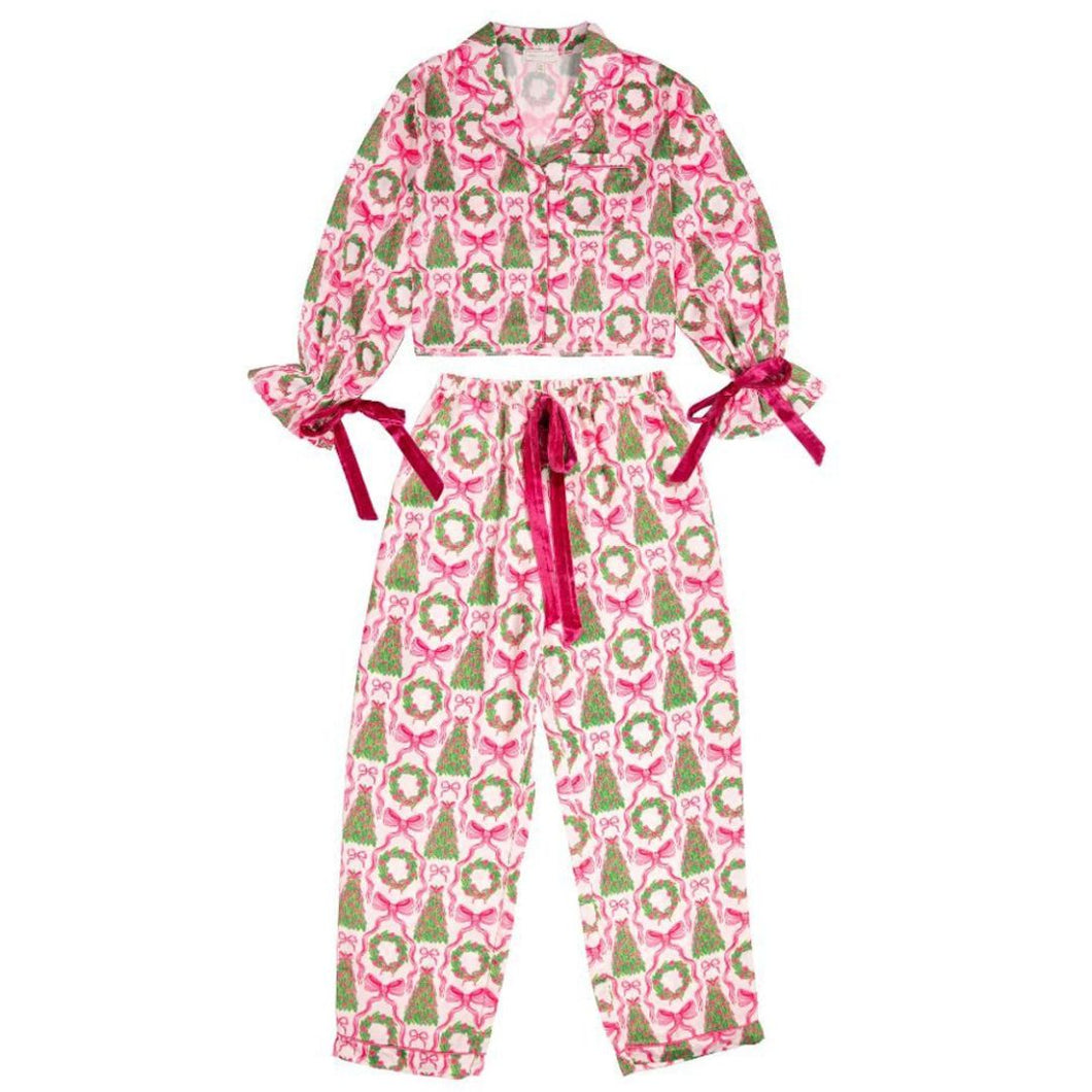 Holiday Bow Pajama Set