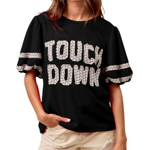 Load image into Gallery viewer, Touchdown Lace Patchwork Top
