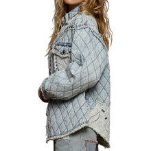 Load image into Gallery viewer, Denim Quilted Jackket
